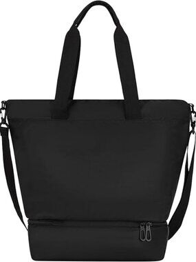 New With Tags! PUMA - Women's Lilth Tote with Shoe Compartment, Black, NWT
